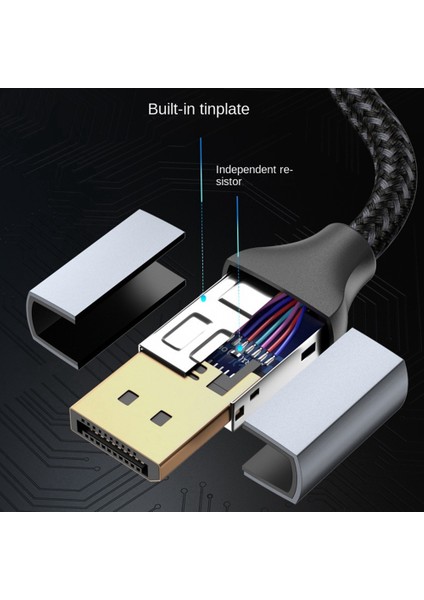 Dp2.1 Hd Video Kablosu 16K Adaptör Kablolama Bilgisayar Monitörü Projektör 240Hz Bilgisayar Dizüstü Monitörü Için Uygun (Yurt Dışından) fırsatları