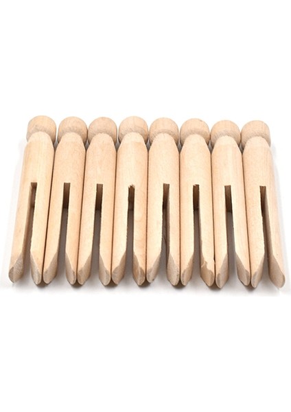 Xin Yue Zhang Ahşap Elbise Pimleri Mandal Eski Okul 50 Sayısı Yuvarlak Mandal Hava Koşullarına Dayanıklı Peg Bebek Geleneksel Mandal (Yurt Dışından)