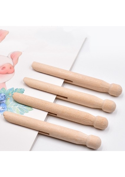 Xin Yue Zhang Ahşap Elbise Pimleri Mandal Eski Okul 50 Sayısı Yuvarlak Mandal Hava Koşullarına Dayanıklı Peg Bebek Geleneksel Mandal (Yurt Dışından) modelleri