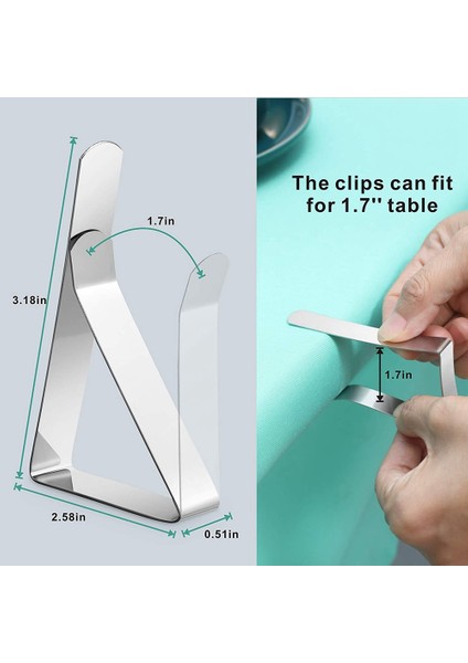 Xin Yue Zhang Masa Örtüsü Klipsleri Piknik Masası Klipsleri, Masa Örtüsü Örtüsü, Açık Hava Yemek Masası Pikniği Için Masa Örtüsü Tutucular (Yurt Dışından) modelleri