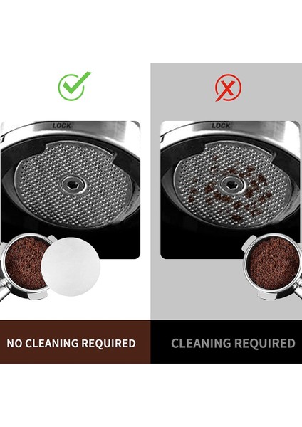 Ξ Ny Ue Zhang Espresso Kahve Makinesi Için Kahve Kağıt Filtresi, 600 Adet Ağartılmamış Espresso Filtre Puck Ekran Portafilter Kağıdı 58MM (Yurt Dışından)