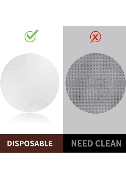 Ξ Ny Ue Zhang Espresso Kahve Makinesi Için Kahve Kağıt Filtresi, 600 Adet Ağartılmamış Espresso Filtre Puck Ekran Portafilter Kağıdı 58MM (Yurt Dışından)