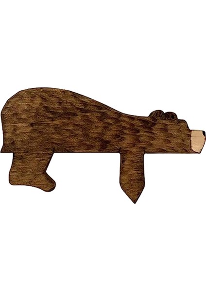 Xin Yue Zhang Ahşap Ayı Kapı Topper Dekor Köşenizde Sevimli Ayı Kapı Köşe Heykel, Ahşap Sanat Heykeli Dekor (Yurt Dışından) fiyatları