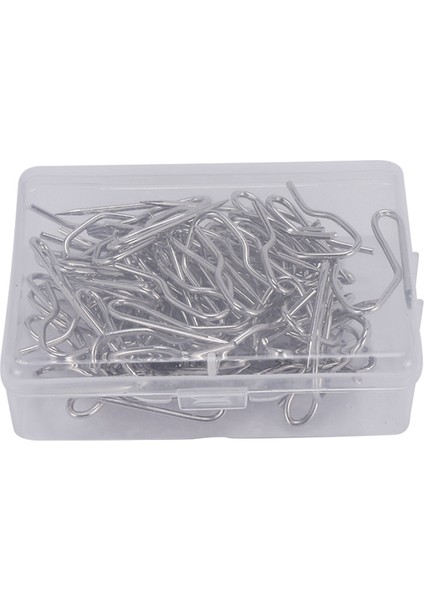 Xin Yue Zhang 100 Paket Metal Perde Kanca Perdelik Kanca Pimleri Pencere Perdesi, Kapı Perdesi ve Duş Perdesi Için Şeffaf Kutu ile (Yurt Dışından)