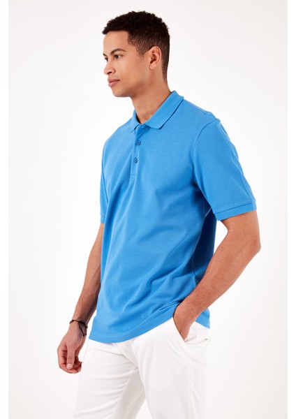 % 100 Pamuk Regular Fit Düğmeli Polo Yaka T-Shirt Erkek Polo Yaka T-Shirt 5902127 fiyatları