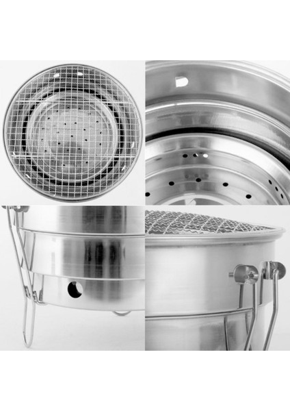 Xin Yue Zhang Taşınabilir Açık Barbekü Izgara Katlanır Bölünmüş Paslanmaz Çelik Pişirme Malzemeleri Kapalı Kamp Piknik Kömür Izgara Brülör (Yurt Dışından) fiyatları