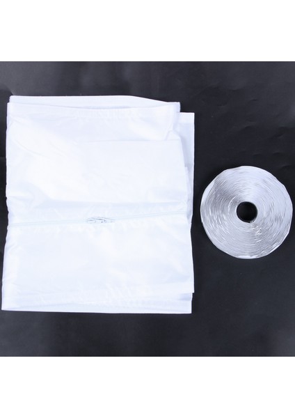 Xin Yue Zhang Taşınabilir Klima Için Airlock Pencere Contası, 400 cm Mobil Klima Üniteleri Için Esnek Kumaş Sızdırmazlık Plakası Fermuarlı ve Yapışkanlı Pencere Contası (Yurt Dışından)