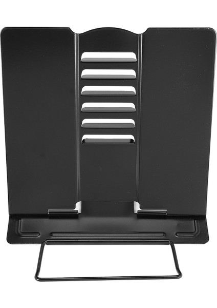 Masa Kitap Standı Metal Okuma Dinlenme Kitap Tutucu Açısı Ayarlanabilir Stand Belge Tutucu Taşınabilir Sağlam (Siyah) (Yurt Dışından)