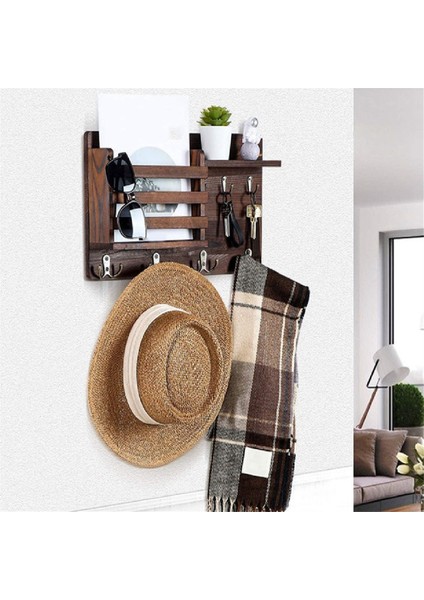 Duvar Posta Düzenleyicisi Için Anahtar ve Posta Tutucu Kancalı Duvara Montaj Kolay Kurulum Giriş Yolu ve Evdekora Için Anahtar Rafı (Yurt Dışından) modelleri