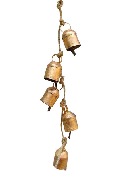 Inek Bells Vintage Kırsal Harmony Inek Bells Dev Bronz Cowbell El Sanatları Metal Cowbell Asılı Noel Süslemeleri (Yurt Dışından)