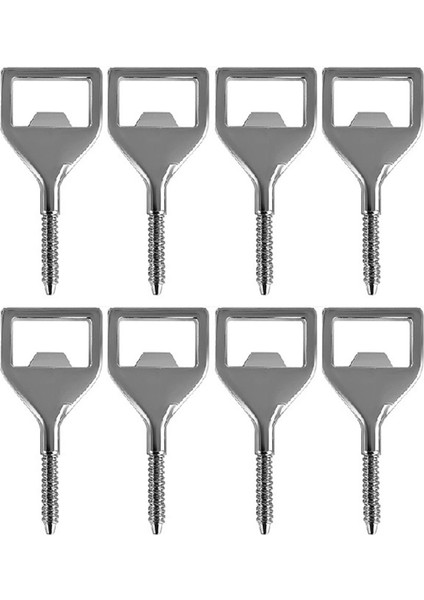 Xin Yue Zhang Metal Şişe Açacağı Kitleri 8 Paket Boş Paslanmaz Çelik Açacağı Ekle Dıy Metal Bira Açacağı Kare Açacağı (Yurt Dışından)