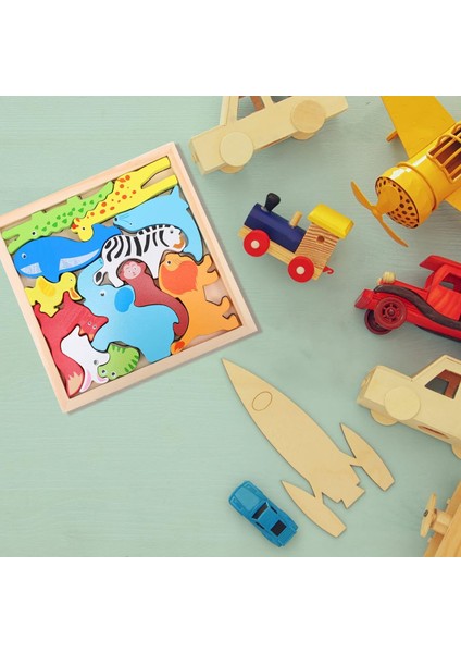 Ahşap 3D Bultak Puzzle Oyuncak