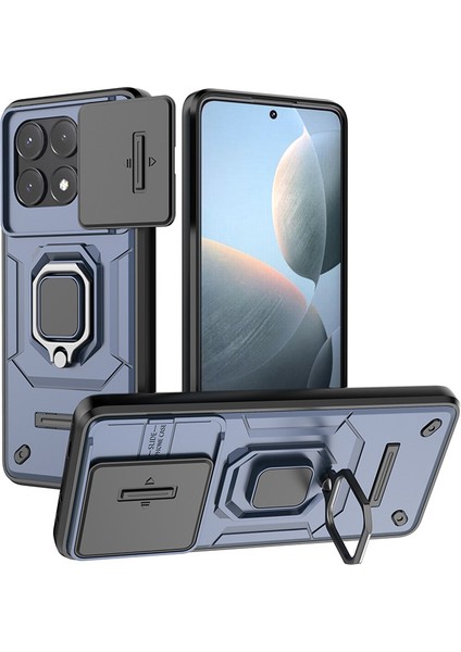 Xiaomi Redmi K70E Kamera Kapaklı Darbeye Dayanıklı Telefon Kılıfı (Yurt Dışından)