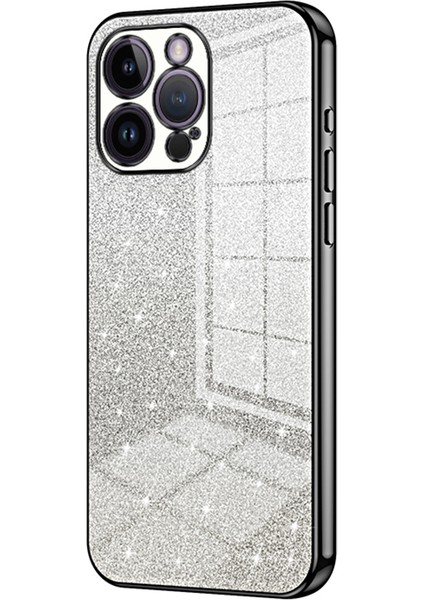 iPhone 14 Pro Max Kesik Cep Telefonu Kılıfı Düşüş Kanıtı Glitter Tpu Kapağı (Yurt Dışından)