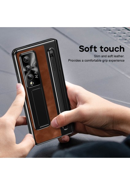 Samsung Galaxy Z Fold4 5g Retro Telefon Kasası Kickstand Kapağı (Yurt Dışından)