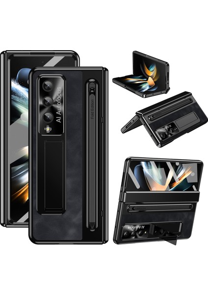 Samsung Galaxy Z Fold4 5g Retro Telefon Kasası Kickstand Kapağı (Yurt Dışından)