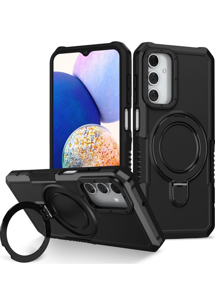 Samsung Galaxy A15 4g/5g Hibrid Tpu+Pc Ring Tutucu Kickstand Cover (Yurt Dışından)