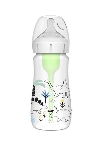 Geniş Ağız Anti-Kolik Pp Biberon 270 ml Dinozor Desenli