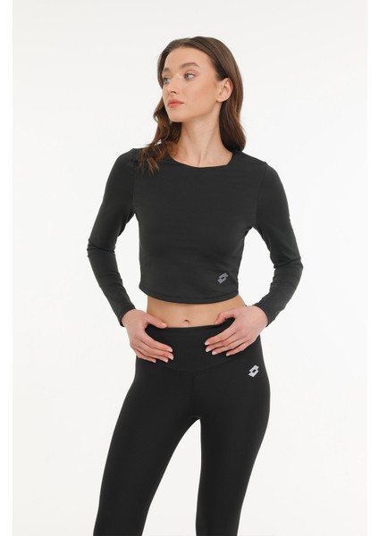 Wl Carla-B 14Lpw19 3Fx Siyah Kadın Uzun Kol T-Shirt