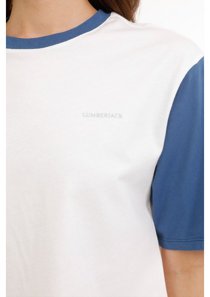 Wl Annabel 11Ck1235 4Fx Mavi Kadın Kısa Kol T-Shirt