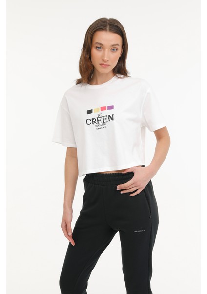 Wl Vanılla 11Md1056 Ekru Kadın Kısa Kol T-Shirt