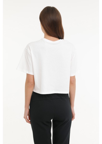 Wl Vanılla 11Md1056 Ekru Kadın Kısa Kol T-Shirt