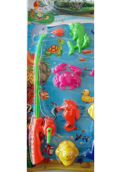 Manyetik 9 Parça Süper Olta Balık Tutma Oyun Seti Çevirmeli Olta Oyuncak fiyatları