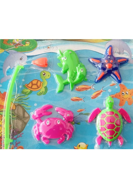 Manyetik 9 Parça Süper Olta Balık Tutma Oyun Seti Çevirmeli Olta Oyuncak indirimleri