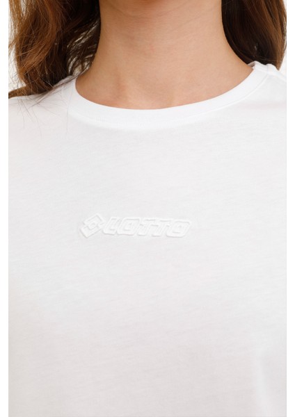 W-Kepy Long T-Sh 4 Fx Beyaz Kadın Kısa Kol T-Shirt fırsatları