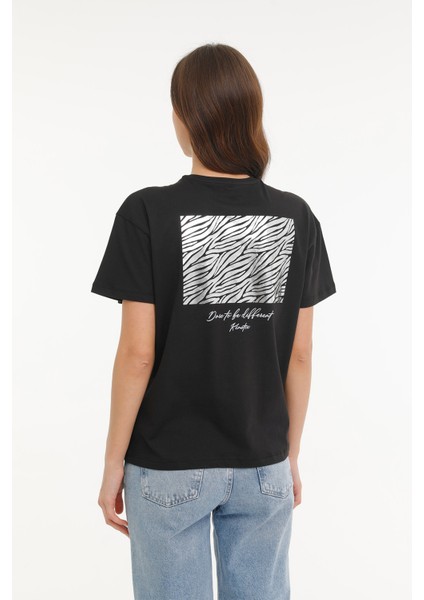 Wl Hestıa 11Mdk403 4Fx Siyah Kadın Kısa Kol T-Shirt fiyatları