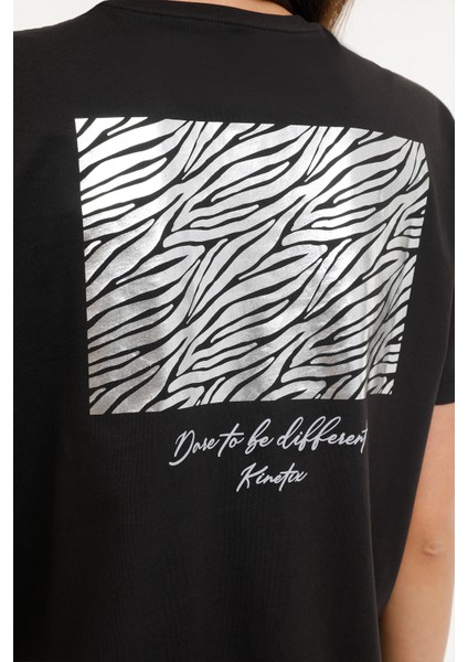 Wl Hestıa 11Mdk403 4Fx Siyah Kadın Kısa Kol T-Shirt indirimleri