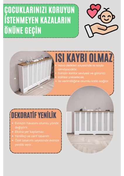 Pera Model, Çam Renk, 76 cm Petek Kaplama, Dresuar
