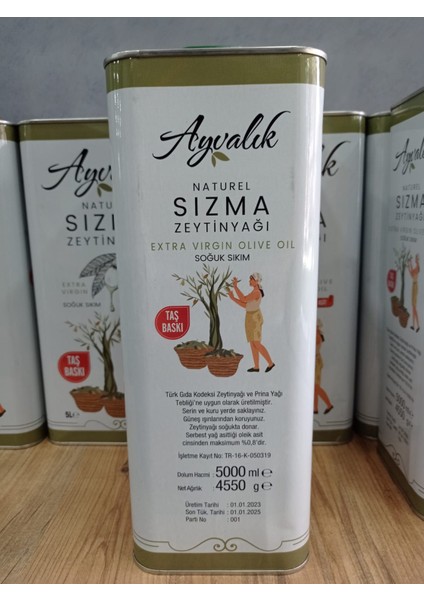 Zeytinyağı Sızma Taş Baskı 5lt