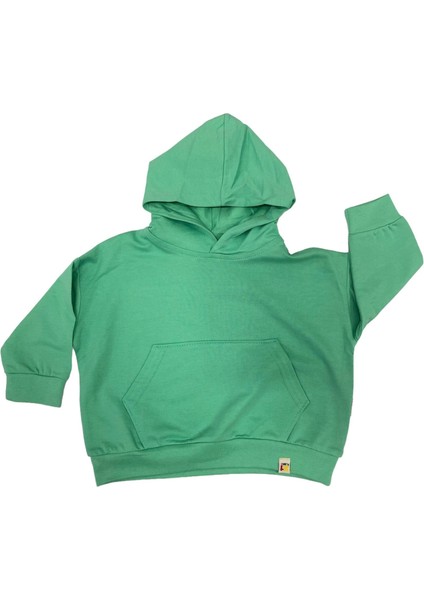 Tiffany Sweatshirt Kapüşonlu Oversize Theme Mint