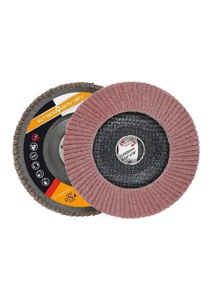 Alüminyum Oksit Flap Diskler AC721X (10'lu Paket) P120 - 115 mm - 10'lu Paket