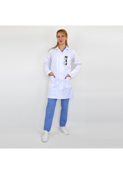 Klasik Yaka Beyaz Cerrahi Önlük fiyatları