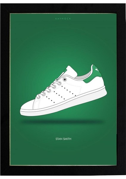 Stan Smith, Ayakkabı Poster Tablo 21 x 30CM - Beyaz Çerçeveli