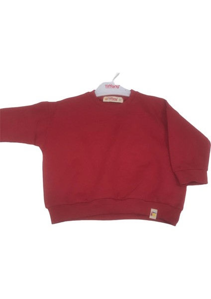 Tiffany Sweatshirt Oversize Theme Kırmızı