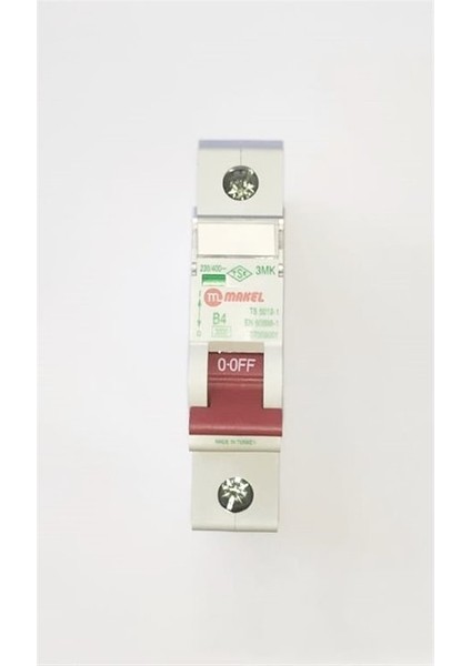 3ka B Tip 4 Amper Sigorta 27009001