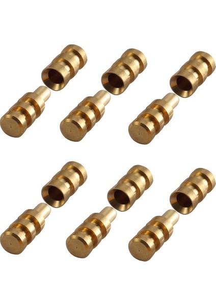 6 Adet Metal, Çap 8.0 mm x 30 mm Açılır Masa Sabitleme Pimi ve Somunu