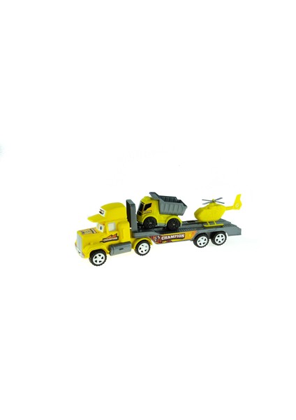 Şapkalı Şampiyon Araç Taşıyan Taşıyıcı Tır 34 cm