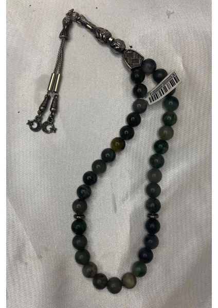 Tesbih Pirit Doğal Taş Gümüş Imameli Para Taşı fırsatları
