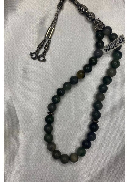 Tesbih Pirit Doğal Taş Gümüş Imameli Para Taşı indirimleri