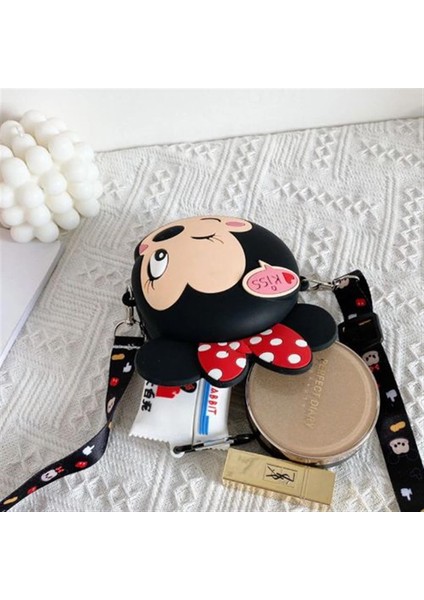 Mickey Mouse Minnie Mouse Tasarım Silikon Omuz Askılı Çanta fiyatları