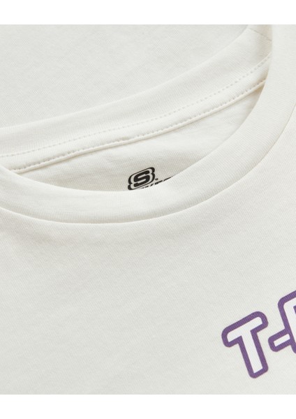 Graphic Tee B Short Sleeve Büyük Erkek Çocuk Beyaz Tshirt SK241093-102 modelleri