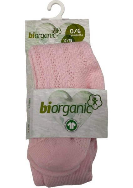 Organik Çorap Külotlu Lady Pembe
