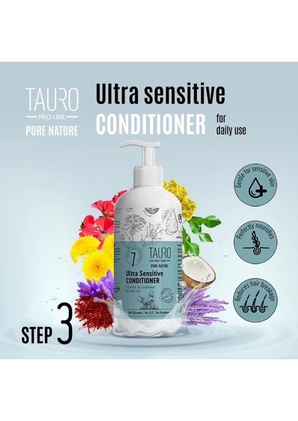 Tauro Pro Line Türkiye Pure Nature Ultra Hassas Bakım Kremi