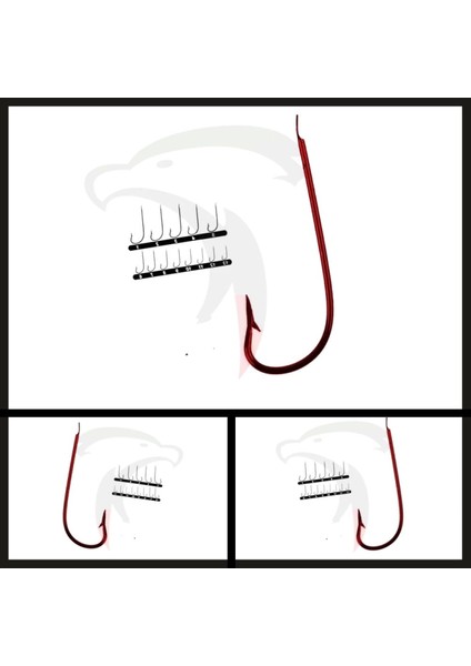 Uyguna-Yakala 100'LÜ 15220 No: 5 Kırmızı İĞNE-İĞN.605