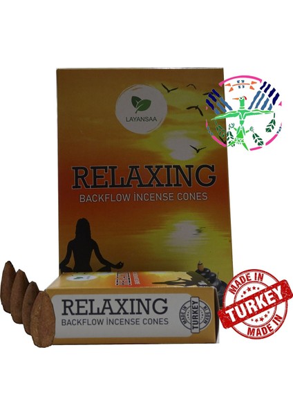 Relaxing - Özel Aromalı Geri Akış Backflow Özel Aromalı Tütsü 10 Adet