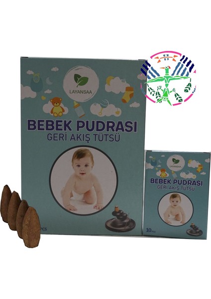 Baby Powder - Bebek Pudrası Özel Aromalı Geri Akış Backflow Özel Aromalı Tütsü 10 Adet